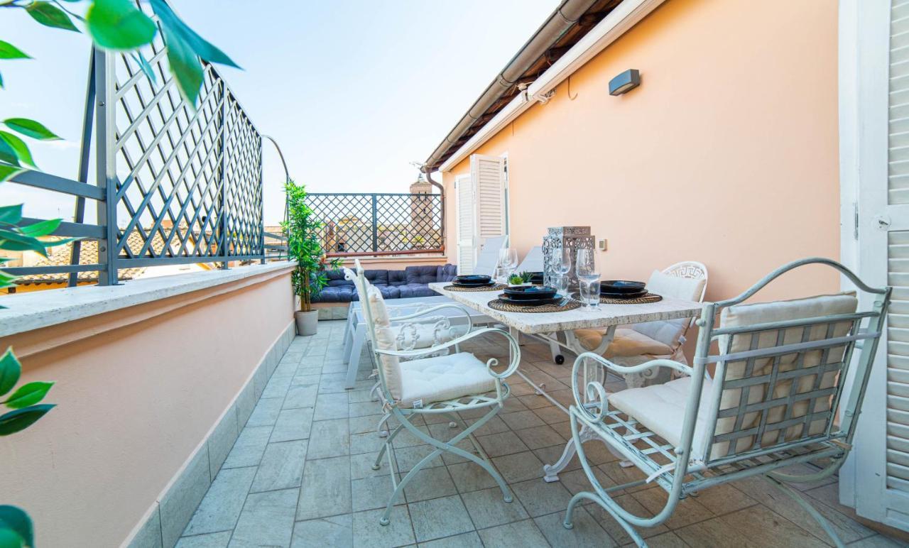 Luxury Top Floor In Trastevere Рим Экстерьер фото