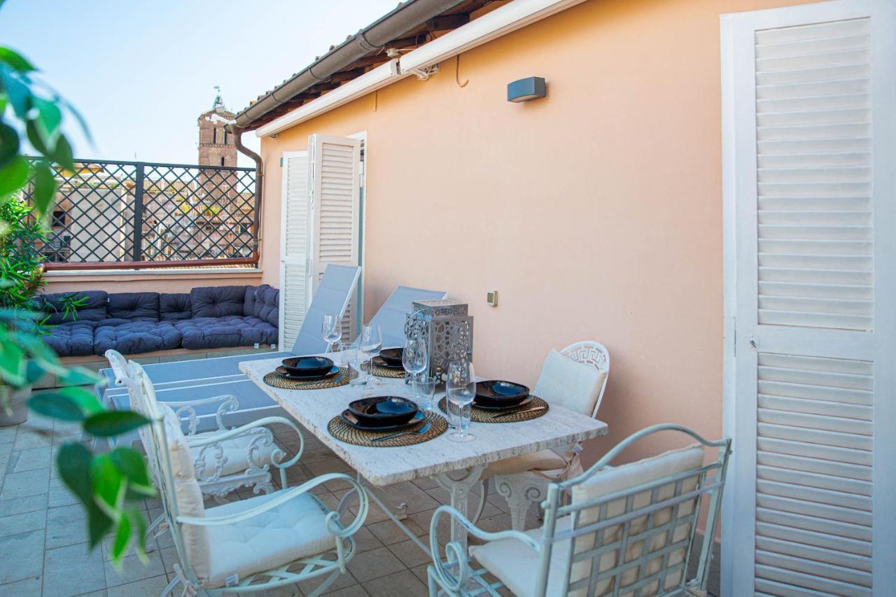 Luxury Top Floor In Trastevere Рим Экстерьер фото