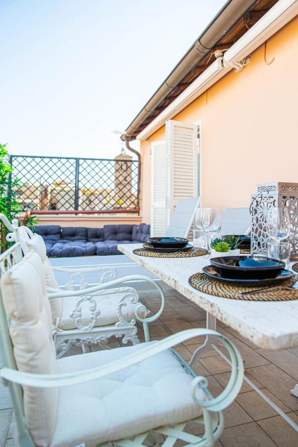 Luxury Top Floor In Trastevere Рим Экстерьер фото